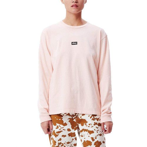 Obey Γυναικεία μακρυμάνικη μπλούζα Tag Custom Box Long Sleeve T-Shirt